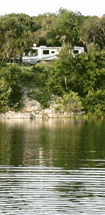 Camping at Lake Whitney Marina